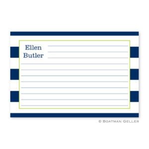 Recipe Cards - Awning Stripe